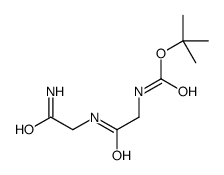 tert-butyl N-[2-[(2-amino-2-oxoethyl)amino]-2-oxoethyl]carbamate结构式