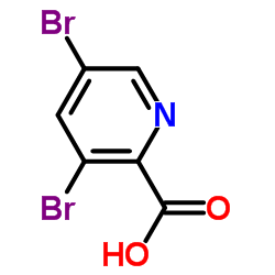3,5-Dibromopicolinic acid structure