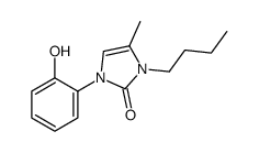 3-butyl-1-(2-hydroxyphenyl)-4-methylimidazol-2-one结构式