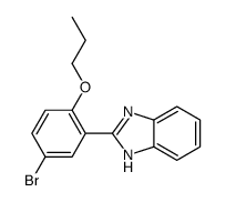 2-(5-bromo-2-propoxyphenyl)-1H-benzimidazole结构式