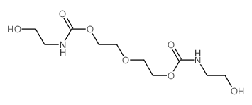 Carbamic acid,N-(2-hydroxyethyl)-, C,C'-(oxydi-2,1-ethanediyl) ester Structure