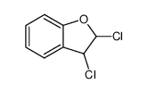 2,3-dichloro-2,3-dihydro-benzofuran结构式