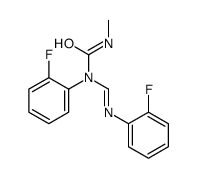 1-(2-fluorophenyl)-1-[(2-fluorophenyl)iminomethyl]-3-methylurea Structure