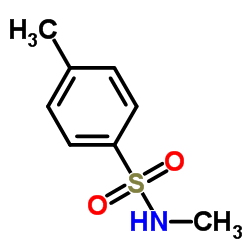 N,4-Dimethylbenzenesulfonamide Structure