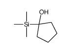 1-trimethylsilylcyclopentan-1-ol Structure