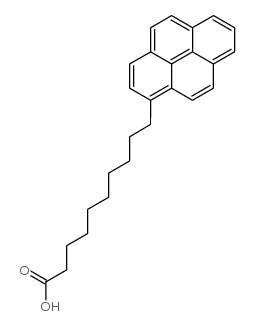1-Pyrenedecanoic acid Structure