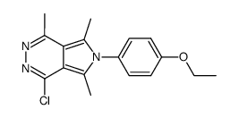 1-Chloro-6-(4-ethoxy-phenyl)-4,5,7-trimethyl-6H-pyrrolo[3,4-d]pyridazine Structure