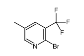 2-Bromo-5-methyl-3-(trifluoromethyl)pyridine Structure