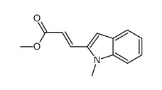 methyl 3-(1-methylindol-2-yl)prop-2-enoate Structure