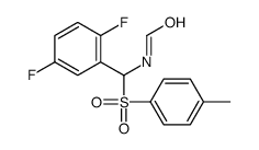 N-[(2,5-difluorophenyl)-(4-methylphenyl)sulfonylmethyl]formamide结构式