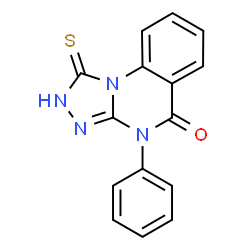 1-mercapto-4-phenyl-4h-[1,2,4]triazolo[4,3-a]quinazolin-5-one Structure