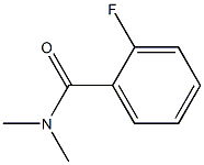 2-氟-N,N-二甲基苯甲酰胺结构式