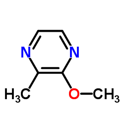 2-甲氧基-3-甲基吡嗪结构式