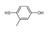 2-methyl-4-hydroxy-mercaptobenzene结构式
