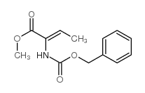 2-Cbz-氨基-2-丁烯酸甲酯结构式