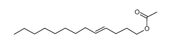 (E)-4-十三碳烯-1-醇乙酸酯结构式