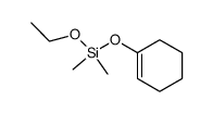 (cyclohex-1-en-1-yloxy)(ethoxy)dimethylsilane Structure