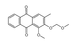1-methoxy-2-methoxymethoxy-3-methylanthraquinone Structure