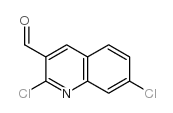 2,7-二氯喹啉-3-甲醛结构式