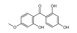 2,2’,4’-三羟基-4-甲氧基二苯甲酮结构式