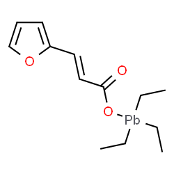(Furylacryloyloxy)triethyl plumbane结构式