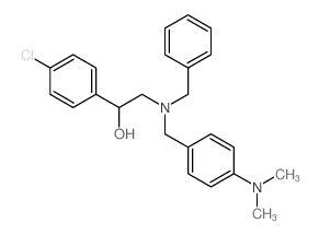 Benzenemethanol,4-chloro-a-[[[[4-(dimethylamino)phenyl]methyl](phenylmethyl)amino]methyl]-结构式