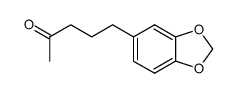 5-(benzo[d][1,3]dioxol-5-yl)pentan-2-one Structure
