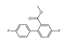 methyl 4,4'-difluoro-[1,1'-biphenyl]-2-carboxylate Structure