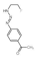 1-[4-(2-(2-fluoroethylimino)hydrazinyl)phenyl]ethanone结构式