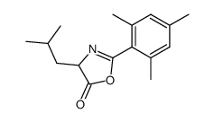 4-Isobutyl-2-mesityl-2-oxazolin-5-on结构式