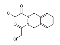 2-chloro-1-[3-(2-chloroacetyl)-1,4-dihydrophthalazin-2-yl]ethanone Structure