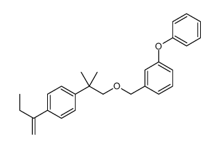 1-but-1-en-2-yl-4-[2-methyl-1-[(3-phenoxyphenyl)methoxy]propan-2-yl]benzene结构式