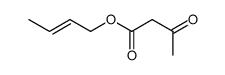 trans-2-buten-1-yl acetoacetate Structure