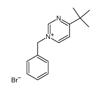 1-Benzyl-4-t-butylpyrimidinium bromide结构式