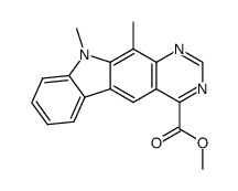 methyl 10,11-dimethyl-10H-pyrimido[4,5-b]carbazole-4-carboxylate结构式