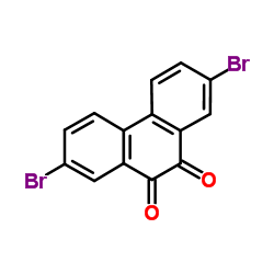 2,7-Dibromo-9,10-phenanthrenedione Structure