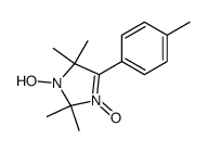 1-hydroxy-4-tolyl-2,2,5,5-tetramethyl-3-imidazoline 3-oxide Structure