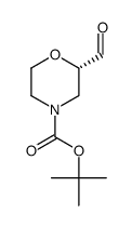 (S)-N-BOC-2-MORPHOLINECARBALDEHYDE Structure