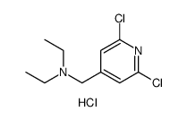 4-Pyridinemethanamine, 2,6-dichloro-N,N-diethyl-, hydrochloride () Structure