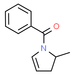 -delta-2-Pyrroline,1-benzoyl-5-methyl- (2CI)结构式