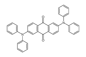 2,6-双(二苯基氨基)蒽醌结构式