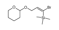 Tetrahydropyranyl Ether of (E)-3-Bromo-3-(trimethylsilyl)-2-propen-1-ol Structure