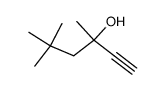 3,5,5-trimethyl-hex-1-yn-3-ol结构式