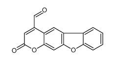 2-oxo-[1]benzofuro[3,2-g]chromene-4-carbaldehyde Structure