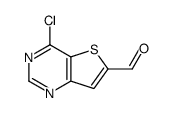 4-chlorothieno[3,2-d]pyrimidine-6-carbaldehyde structure