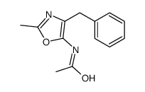 N-(4-benzyl-2-methyl-1,3-oxazol-5-yl)acetamide Structure