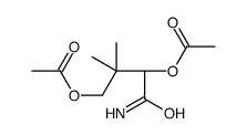 [(3R)-3-acetyloxy-4-amino-2,2-dimethyl-4-oxobutyl] acetate结构式