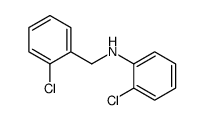 2-chloro-N-[(2-chlorophenyl)methyl]aniline Structure