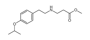 methyl 3-((4-isopropoxyphenethyl)amino)propanoate Structure