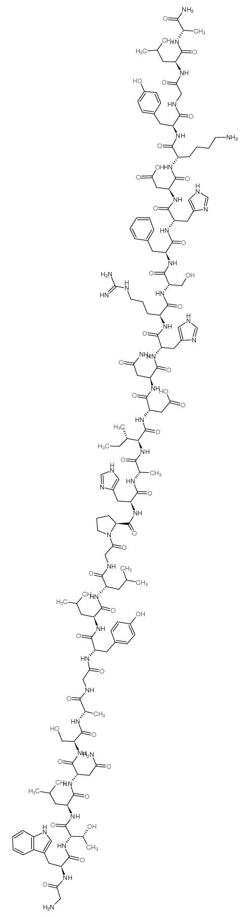 Galanin (porcine) trifluoroacetate salt structure